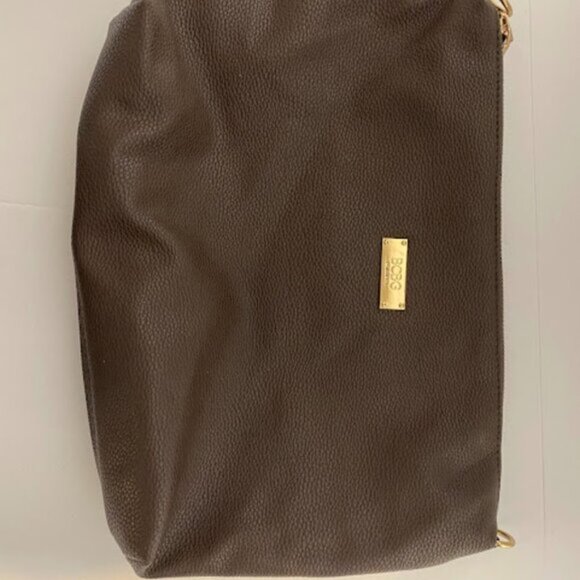 BCBG Paris Dark Brown Women's Clutch Crossbody Bag Medium - Picture 3 of 10